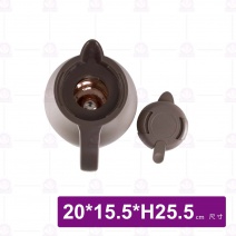 朵拉玻璃內膽保溫壺-橄欖棕 1.5L