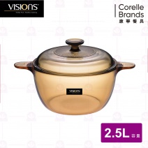 【美國康寧 CORELLE】晶彩透明鍋2.5L