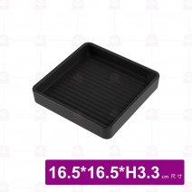 方型疊肉盤(ABS) 黑色