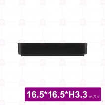 方型疊肉盤(ABS) 黑色