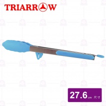 【三箭牌】立式梅花夾矽膠耐熱9吋(藍) 27.6cm