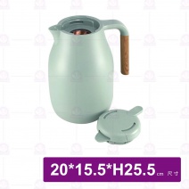 朵拉玻璃內膽保溫壺-湖水藍 1.5L