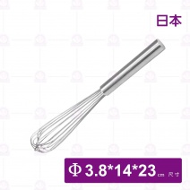 【日本】下村304不鏽鋼細線打蛋器