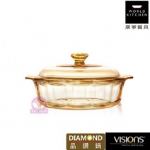 【美國康寧 Visions】Diamond晶鑽鍋 1.5L