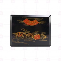 A9-39B 五格 扇面便當盒 27x21.5x6.5cm