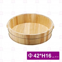 【菊川本味】鐵枯杉木壽司桶(1.4尺)Φ42xH16cm