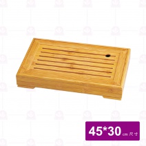 【菊川本味】炭化茶盤(集水)-大45x30cm