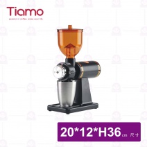 【Tiamo】半磅磨豆機-咖啡-消光黑義大利刀盤