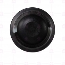 【宜瓷】黑天目白刷毛厚邊拉麵碗(6入/盒)