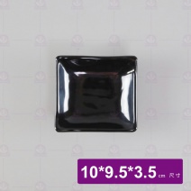 【HS】8025 四角沾醬碟4吋-黑10x9.5x3.5cm