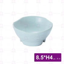 【HS】蟠桃豆油池-青瓷 (0500)(48入/盒)