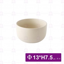 樂米陶瓷5吋碗-米