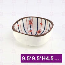 花之舞四方碟 (8049-3)