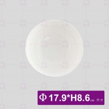寬金骨瓷-7吋高腳碗