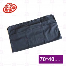 #9107 TC半身圍裙三口袋 黑