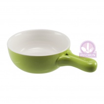 單柄烤盤 綠 直徑15cm/ 總長22cm