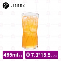 【Libbey】C1710860 菱形切紋冷飲杯 465cc(12入/盒)