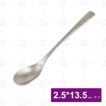 【日本進口】燕三條鋼槌打咖啡匙 2.5x13.5cm