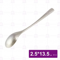 【日本進口】燕三條鋼槌打咖啡匙 2.5x13.5cm