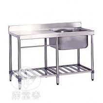 大廚洗台100x60x30cm 右洗左平