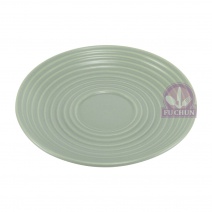 B21A37-5.5G 條絨咖啡碟 5.5吋-綠 Φ13.3xH2cm
