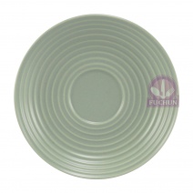 B21A37-5.5G 條絨咖啡碟 5.5吋-綠 Φ13.3xH2cm