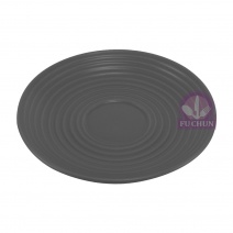 B21A39-5.5B 條絨咖啡碟 5.5吋-黑灰 Φ13.3xH2cm