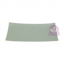 D97A37-10G 長方條絨盤 10吋-綠 25.6x13.3xH2.5cm
