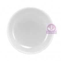 W53A36-6.5W 條絨湯碗 6.5吋-白 Φ16.5xH7cm