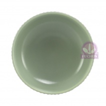 W53A37-6.5G 條絨湯碗 6.5吋-綠 Φ16.5xH7cm