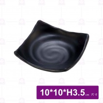 【Shunta金順代】10015岩手四方螺旋小菜碟 (24入/盒)
