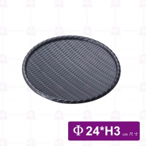 【Shunta金順代】13811岩手圓形編織盤-9吋(3入/盒)