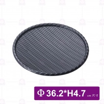 【Shunta金順代】13811岩手圓形編織盤-14吋(3入/盒)