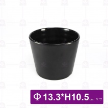 【HS】JA111陶面日式橡木桶 -黑(12入/盒)