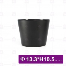 【HS】JA111陶面日式橡木桶 -黑(12入/盒)