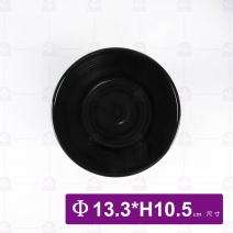 【HS】JA111陶面日式橡木桶 -黑(12入/盒)
