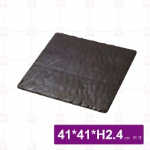 【HS】JA253陶面正方陶板 -黑(12入/盒)