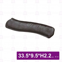 【HS】JA273陶面炸物長條盤 -黑(12入/盒)