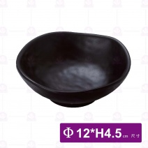【HS】JA301陶面新香缽-黑(24入/盒)