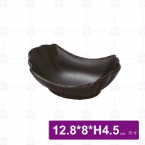 【HS】JA316陶面雙佛碗-黑(36入/盒)