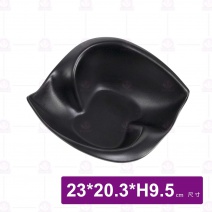【HS】JA325陶面京香缽 9吋- 黑(12入/盒)