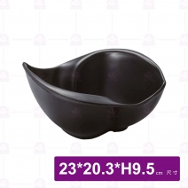 【HS】JA325陶面京香缽 9吋- 黑(12入/盒)