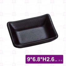【HS】JA811陶面長方沾醬碟(12入/盒)