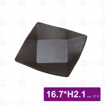 【HS】JA265陶面旭日井中盤 6.6吋-黑(24入/盒)