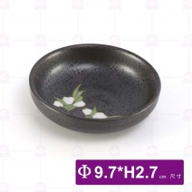 3.75吋綠花-泡菜碟