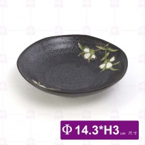 5.5吋綠花-淺盤
