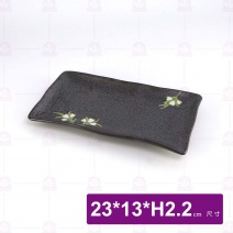 9吋綠花-長方盤