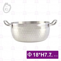 【O-ki】雙耳雪平火鍋-Φ18cm