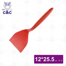 【C&C】艾美矽膠牛排鏟(紅)-25.5cm