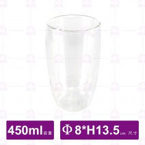 玻璃雙層杯-450ml